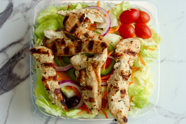 Fresh salads from Plum Tomatoes Brick Oven Pizza Peabody MA